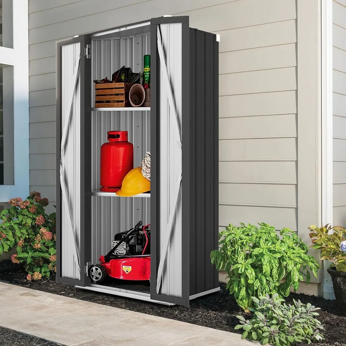 Hot Selling Home Balcony Garden Outdoor Storage Cabinet Locker Storage Cabinet
