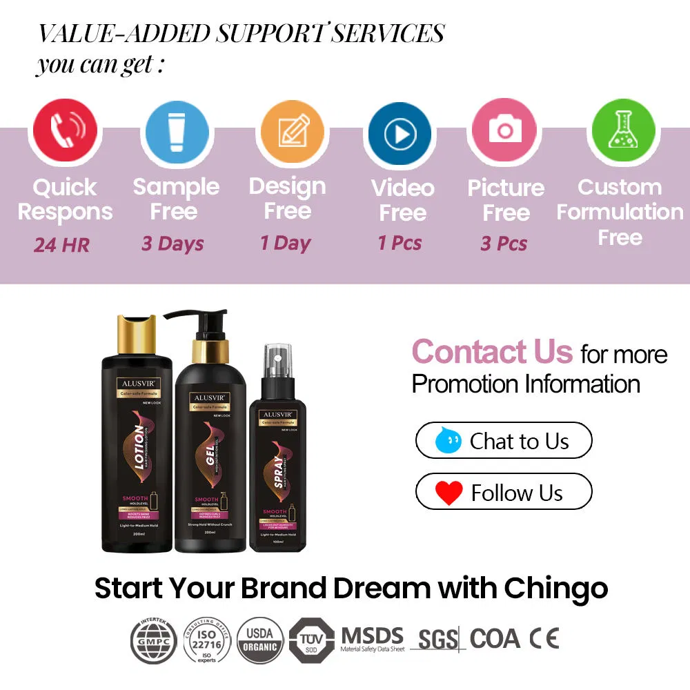 Curling Waving Straighten Styling Lotion Anti-Frizz Long Lasting Hair Shampoo