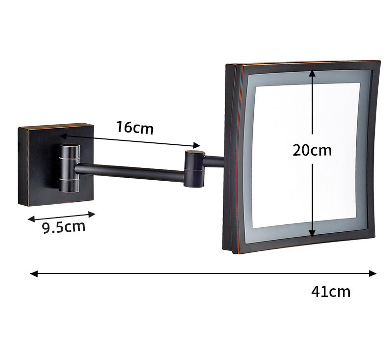 Light Industry Daily Use Beauty Equipment LED Lamp Glass Mirror