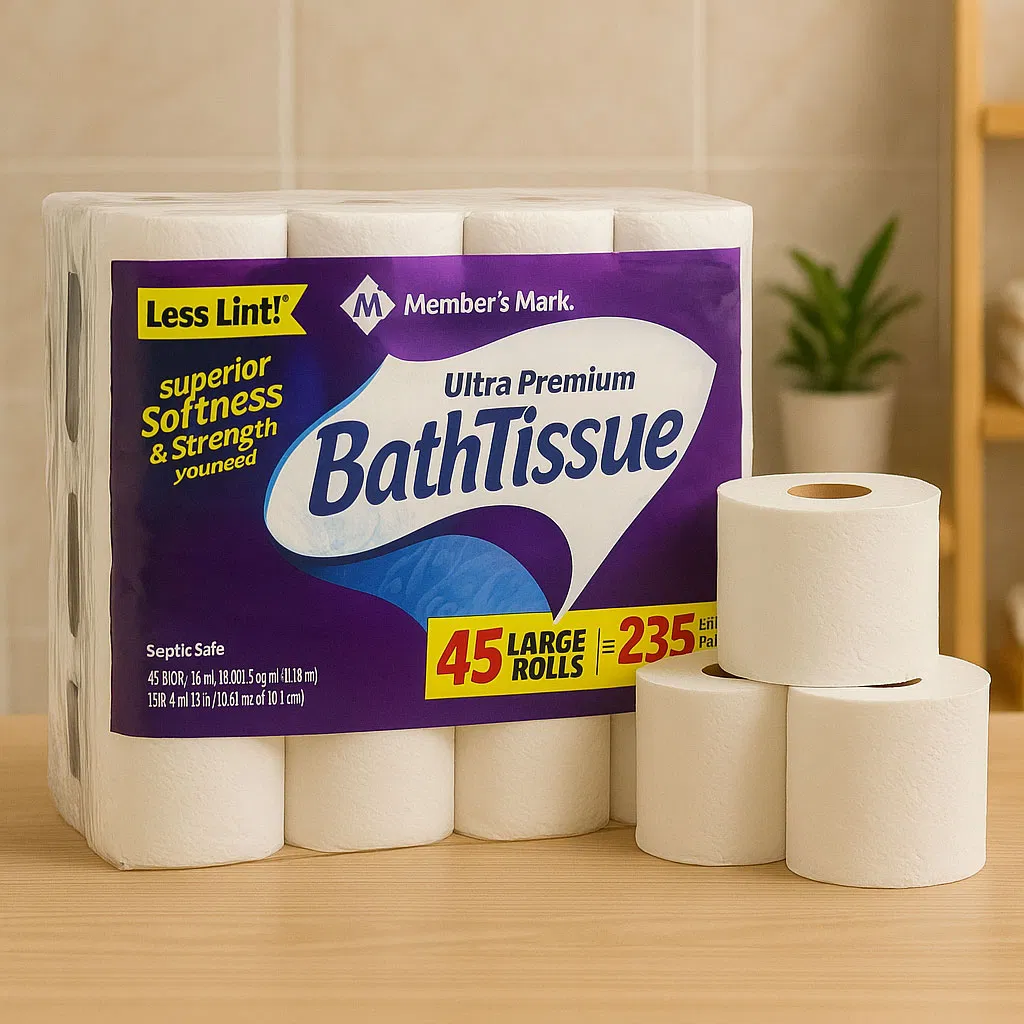 Wholesale Eco-Friendly Bamboo Tissue Paper Toilet Paper Roll