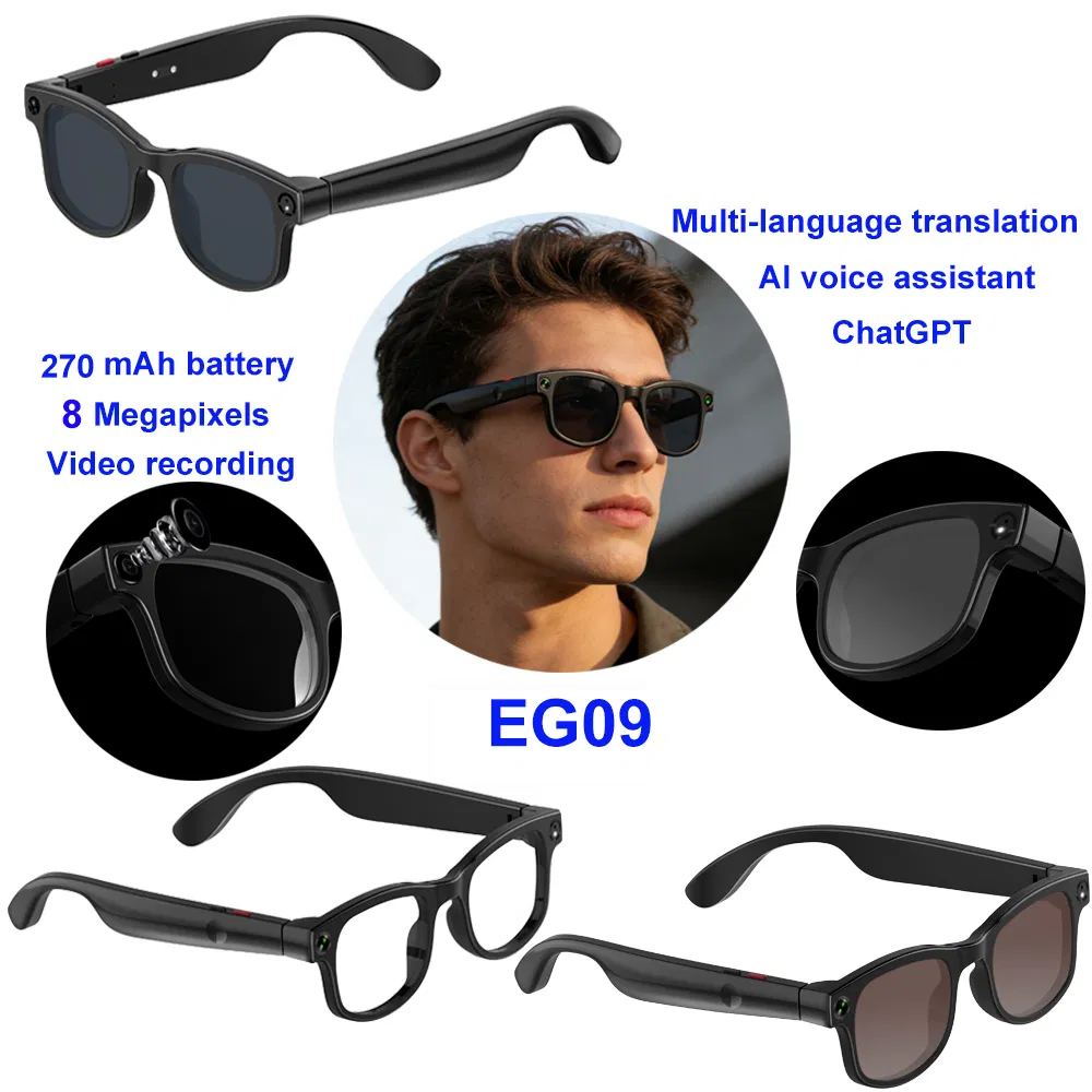 Умные очки EG09 с AI-переводчиком и камерой