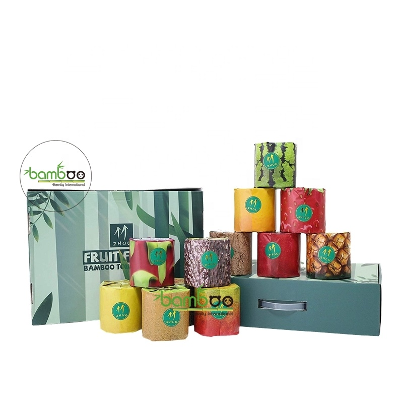 China 300/370 Sheets Per Carton Yes Customized Logo 10*10cm 3ply Toilet Tissue Paper