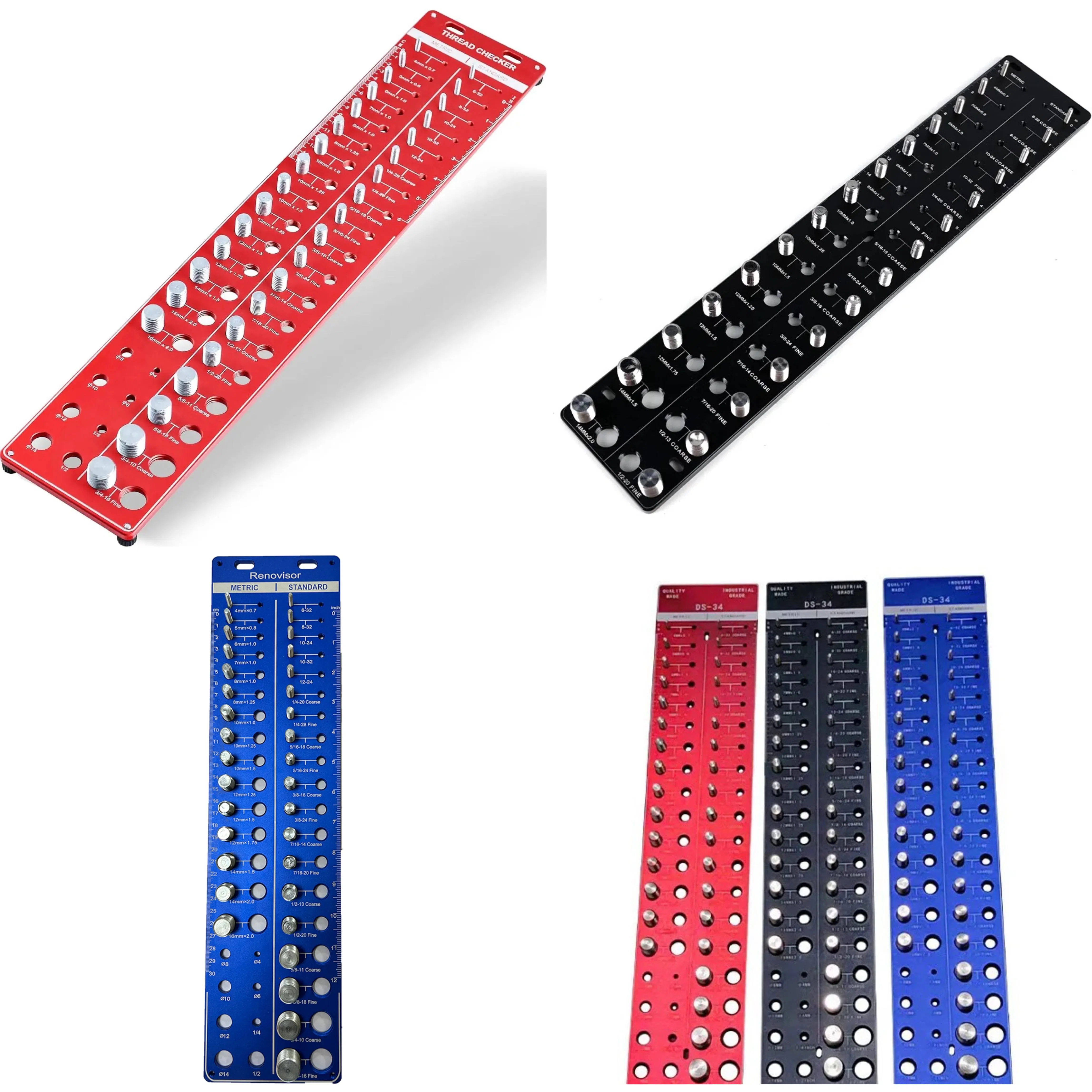 New Arrival Premium Metric Screw Measuring Gauge and Thread Checker Tool