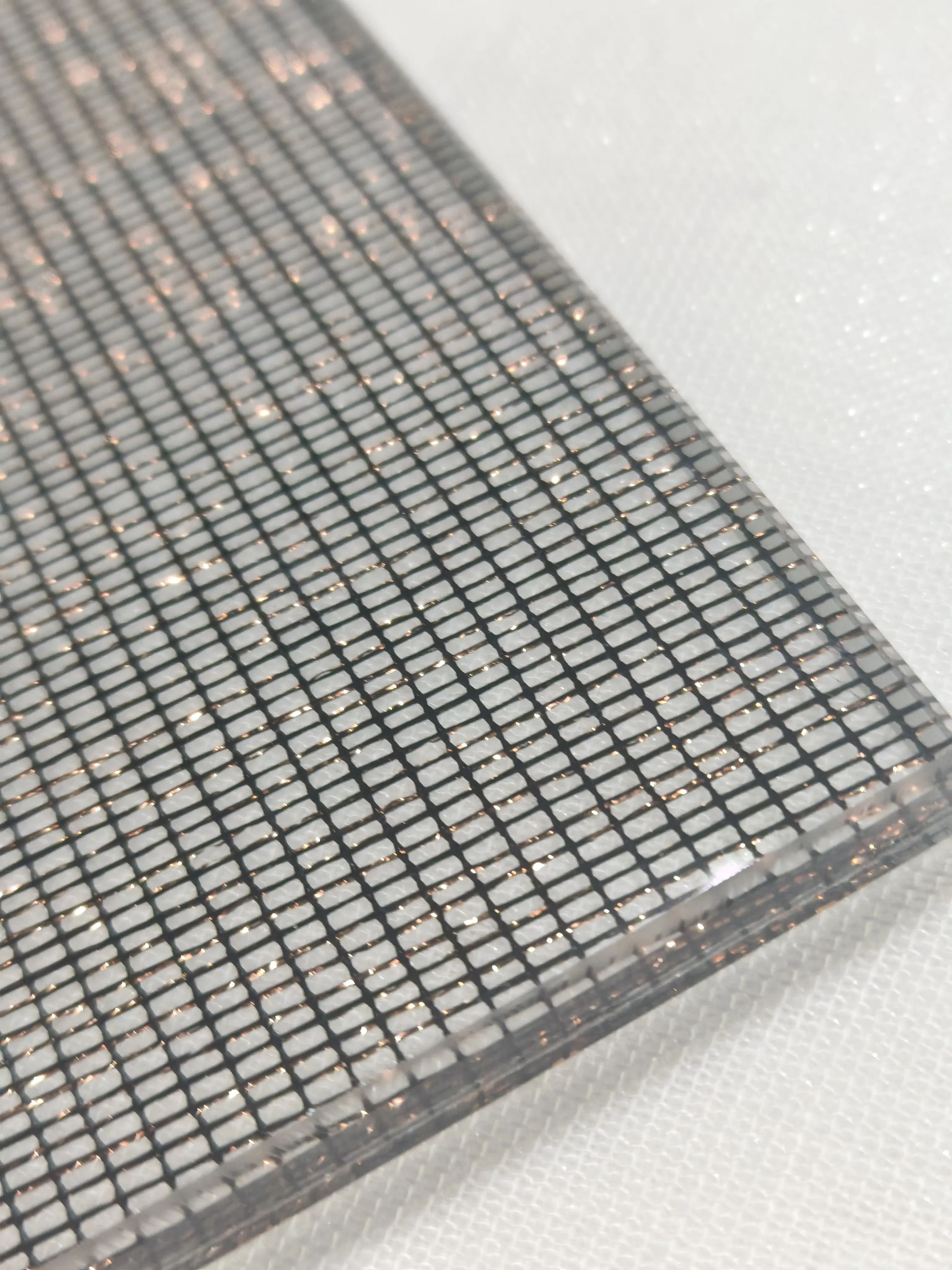 Durable Decorative Glass with Artistic Fabric for Elegant Spaces