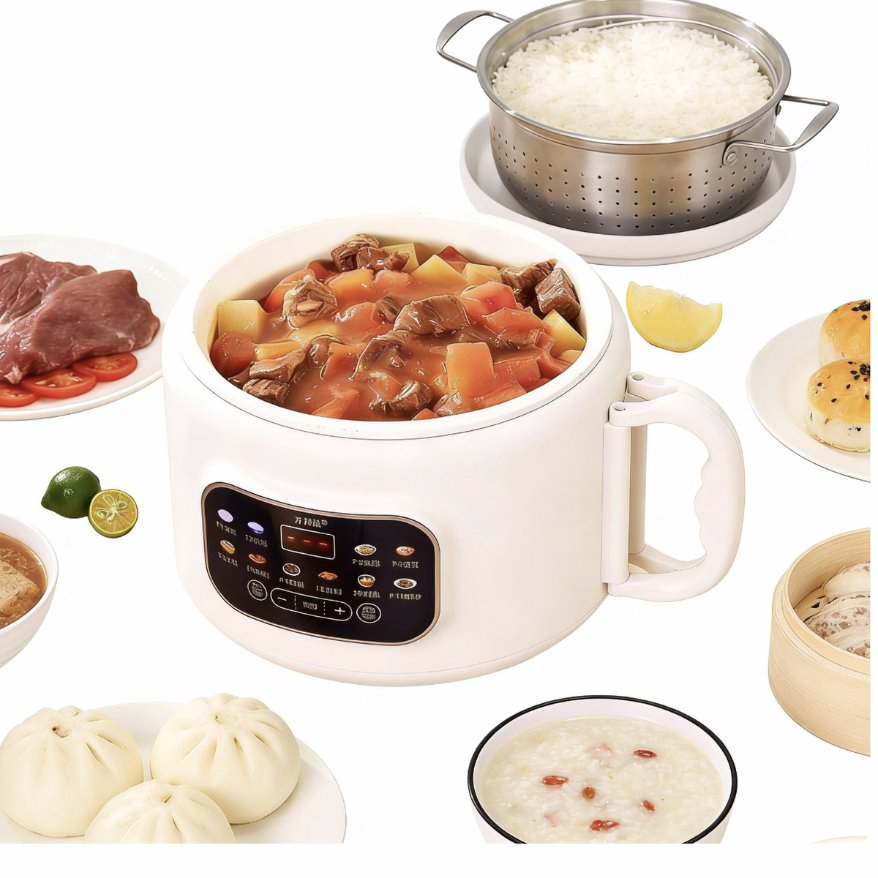 3L Low Sugar Ceramic Inner Pot Rice Cooker 4-5 People Reservation