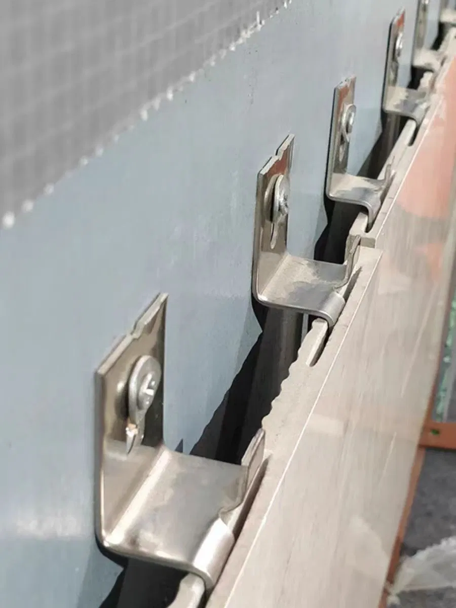 Customized Angle Iron Cladding System Stainless Steel Metal Marble Angle Bracket