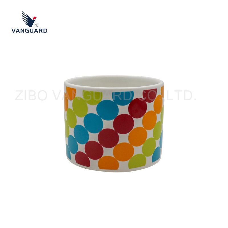 Promotion Outdoor Ashtray Round Custom Printing Ceramic Smoking Ashtray with Lid