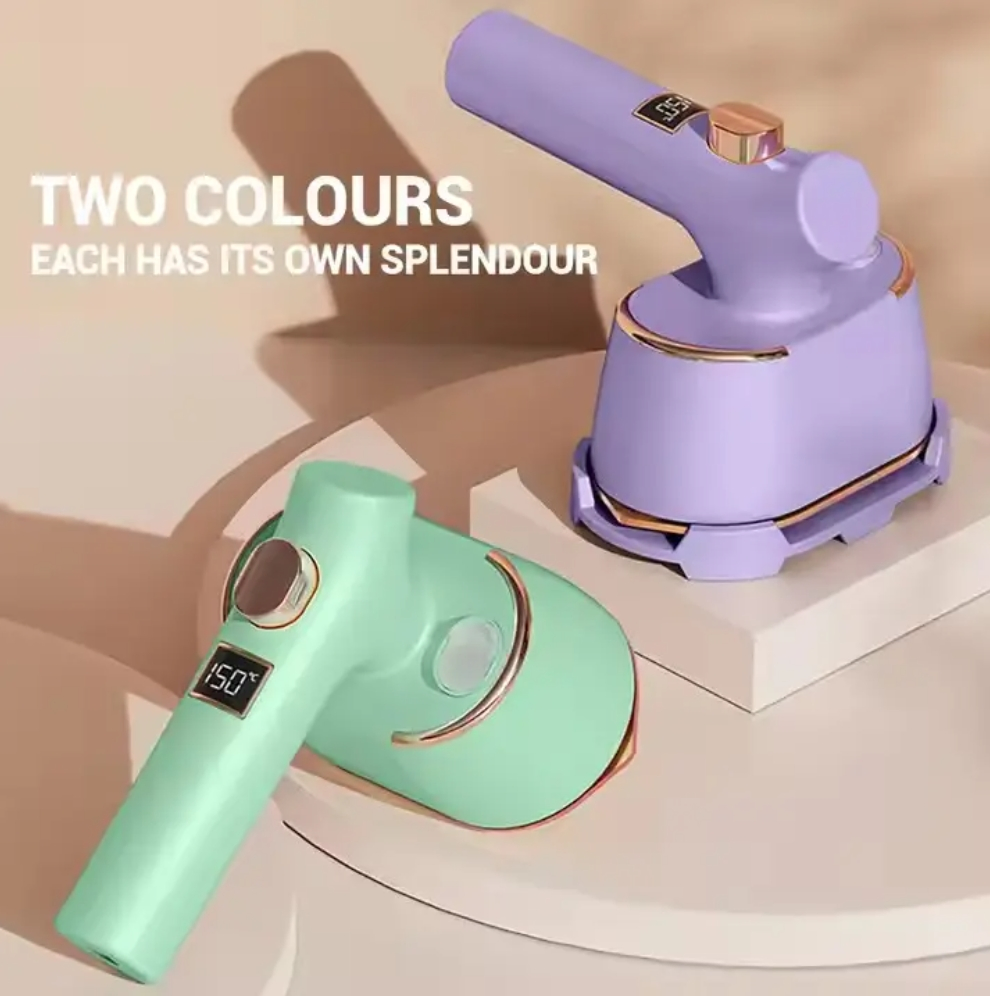 Cross-Border Folding Digital Display Electric Iron Handheld Portable Garment Steamer T