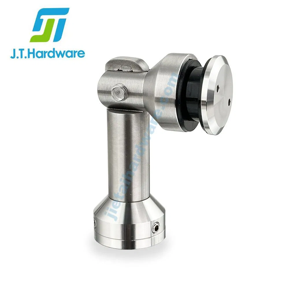 Stainless Steel Glass Door Pivot Systems Glass to Wall Corner Connectors