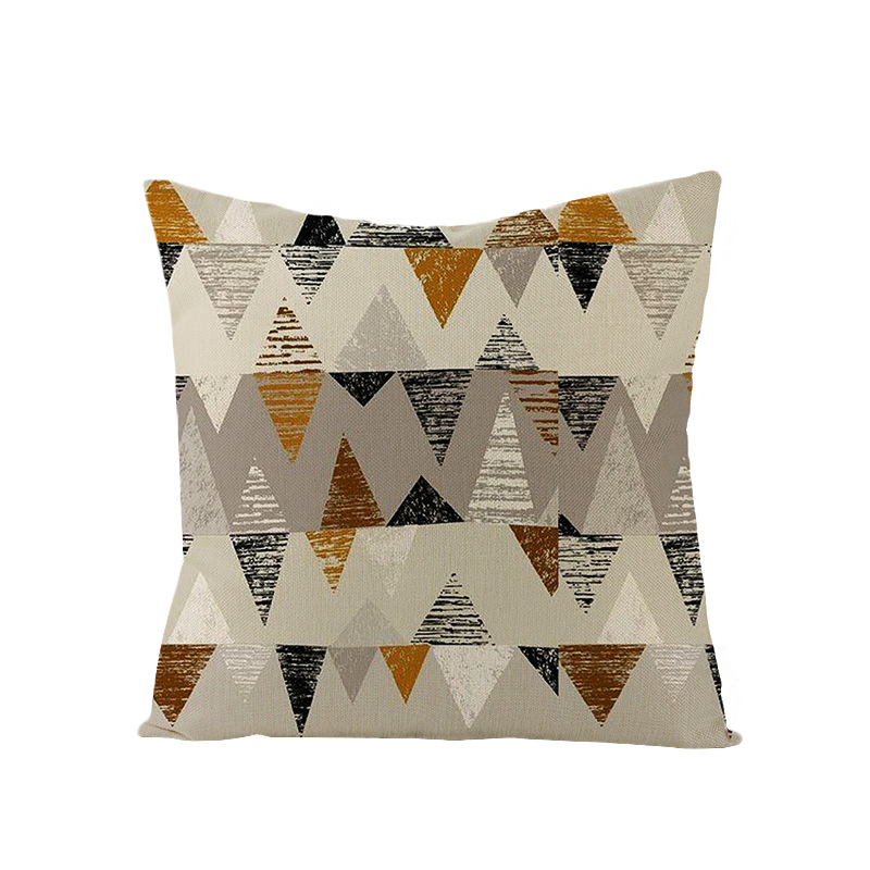 Hot Sale Digital Printed Polyester Fabric Throw Pillow Cushion Cover