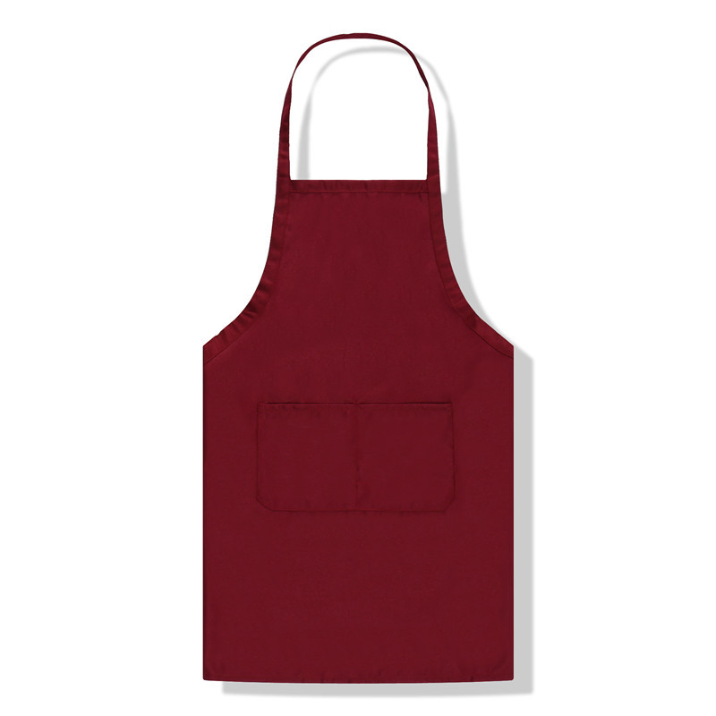 Customizable OEM Wholesale Waterproof Kitchen Chef Aprons with Dual Pockets