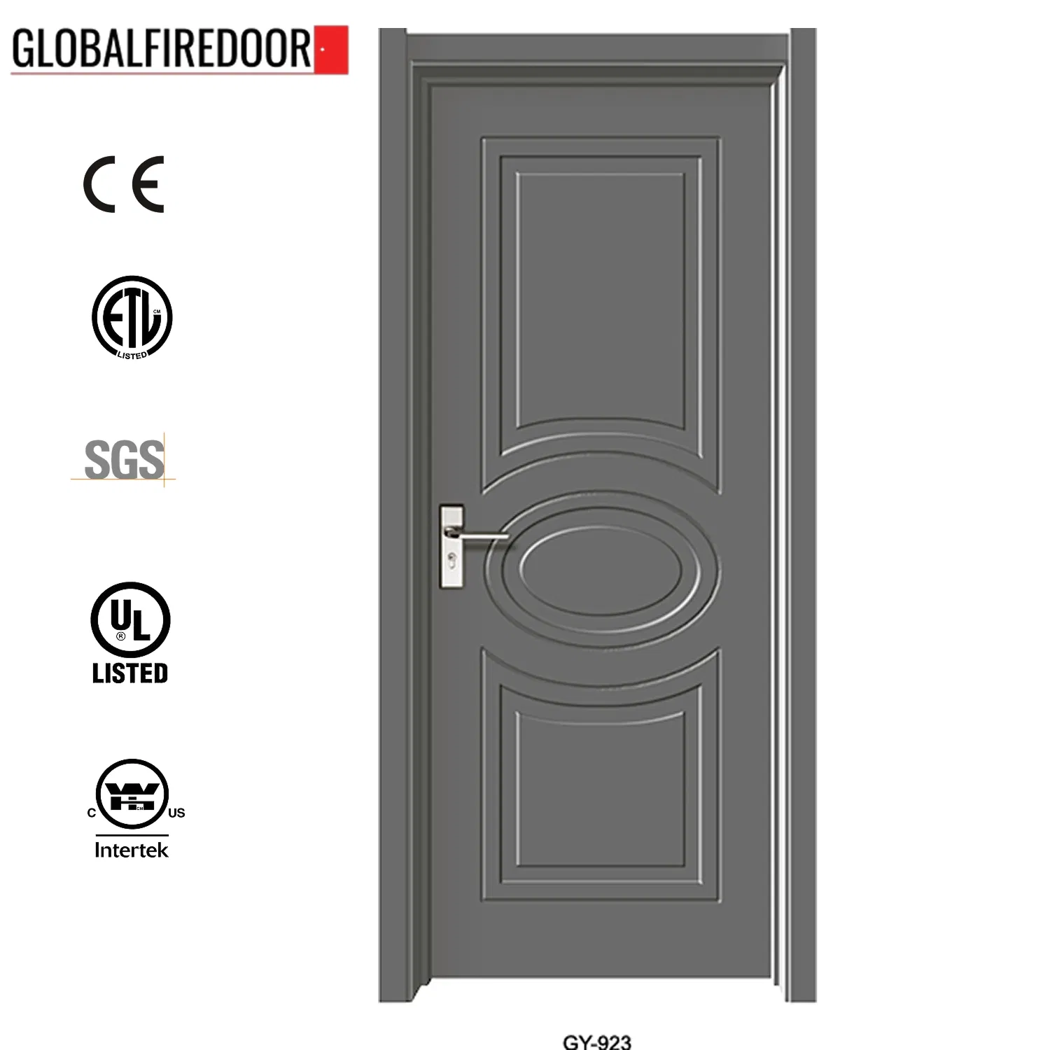 UL Listed HPL Fulsh Door for Hotels Hospitals