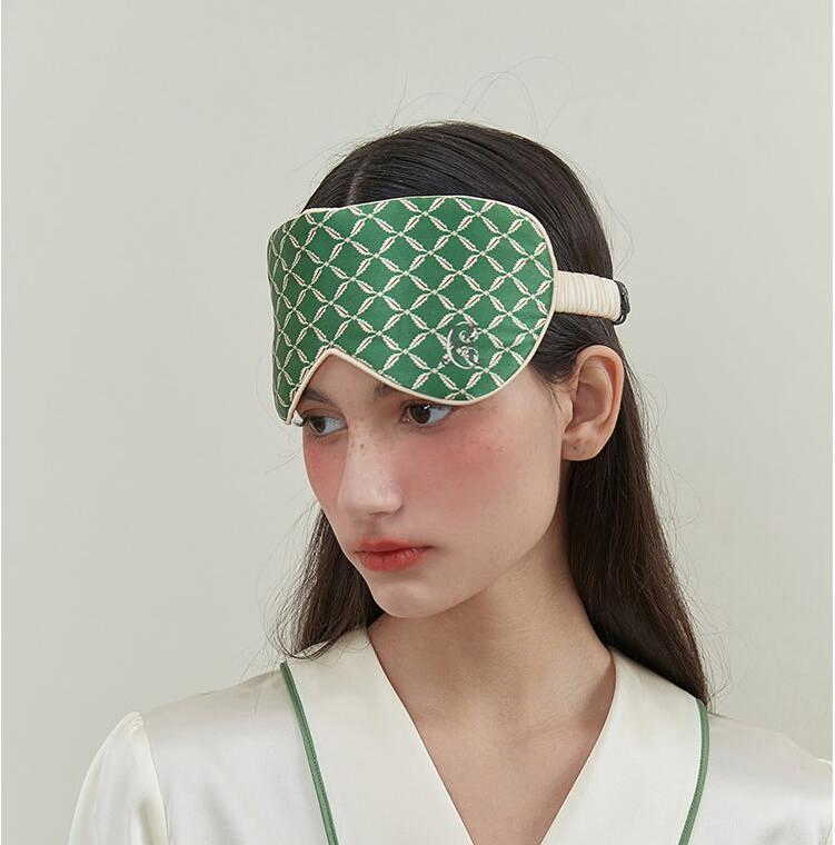 Custom Digital Print 6A Mulberry Silk Sleep Mask for Sleep