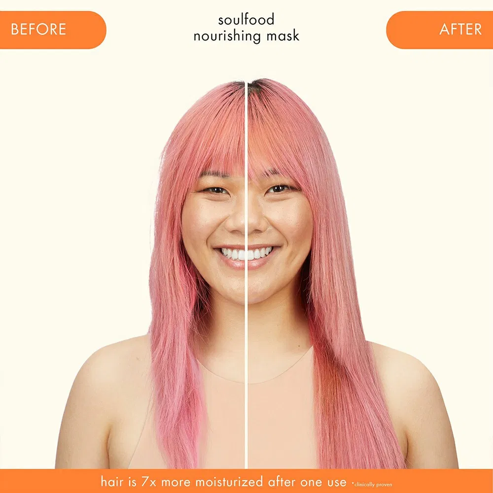 Private Label Professional Salon Masque Nourrissant Hairfood Jojoba Oil Sea Buckthorn Nourishing Repair Damaged Hair Mask