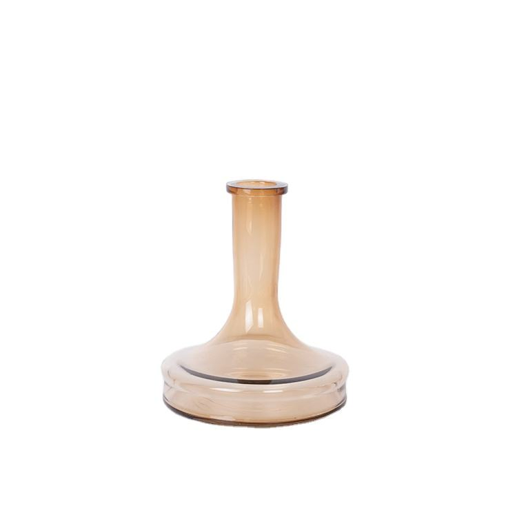 High Quality Wholesale Hookah Accessories Solid Color Glossy Glass Thick Bottom Shisha Base