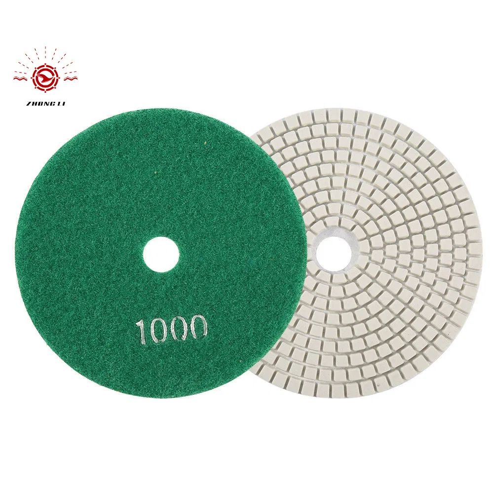 Diamond Wet Resin Flexible Polishing Pad for Granite Marble Concrete