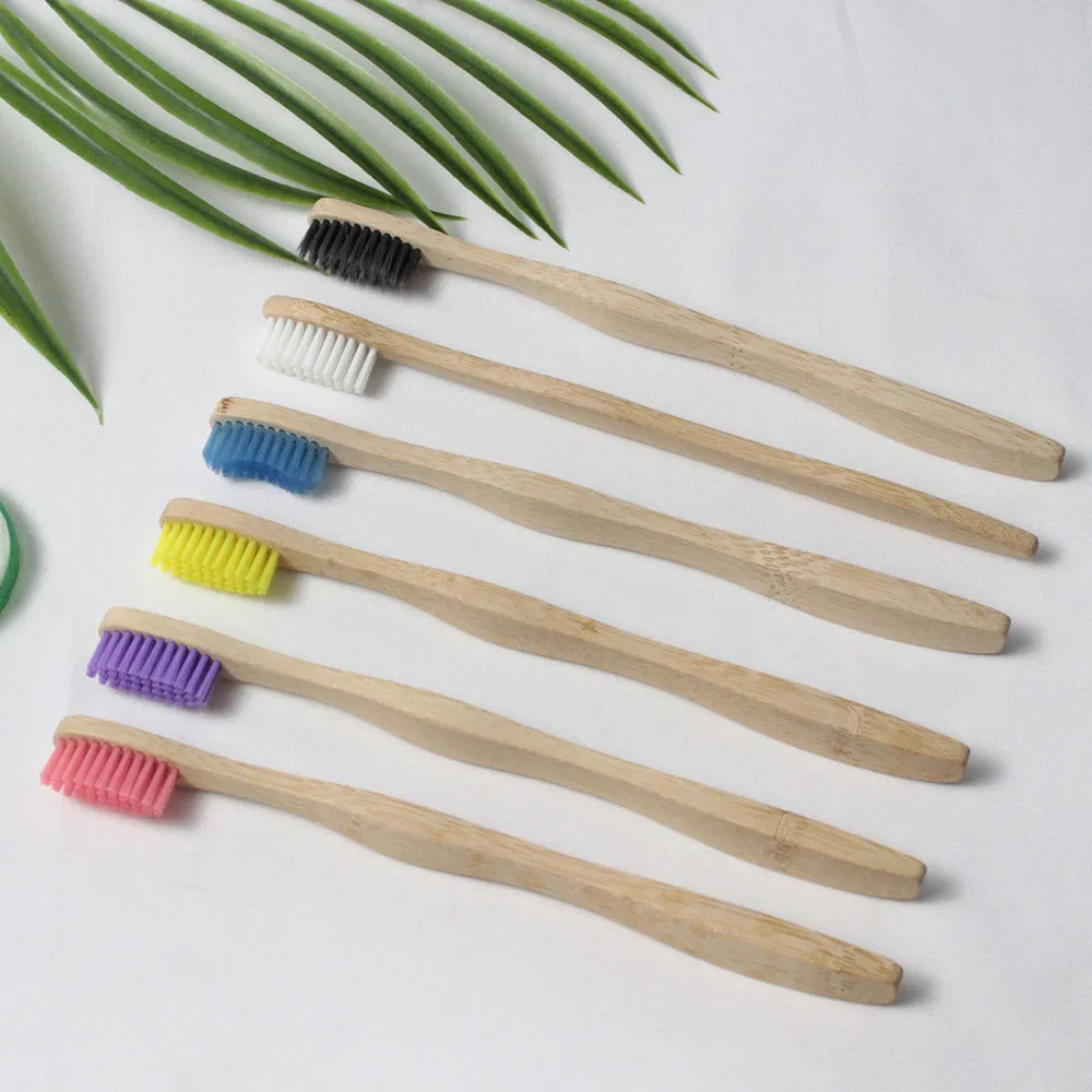 Eco-Friendly Bamboo Toothbrush with Customized Logo Printing