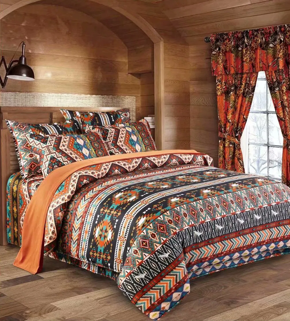 Luxury Custom Printed Cotton Quilt Bed Spread All-Season 3PCS Best Selling