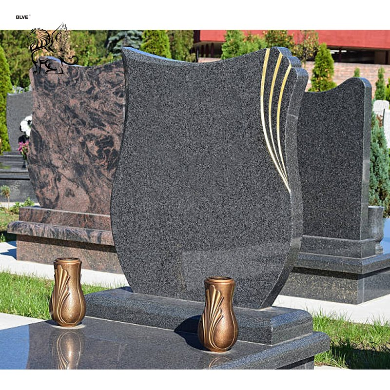 Factory Wholesale Modern Granite Tombstones and Monuments Natural Stone Gravestone Cemetery