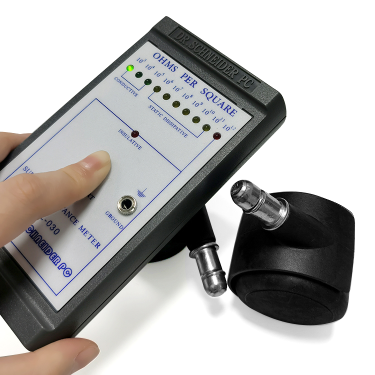 Black Smooth High Conductive ESD Anti-Static Chair Caster Wheels