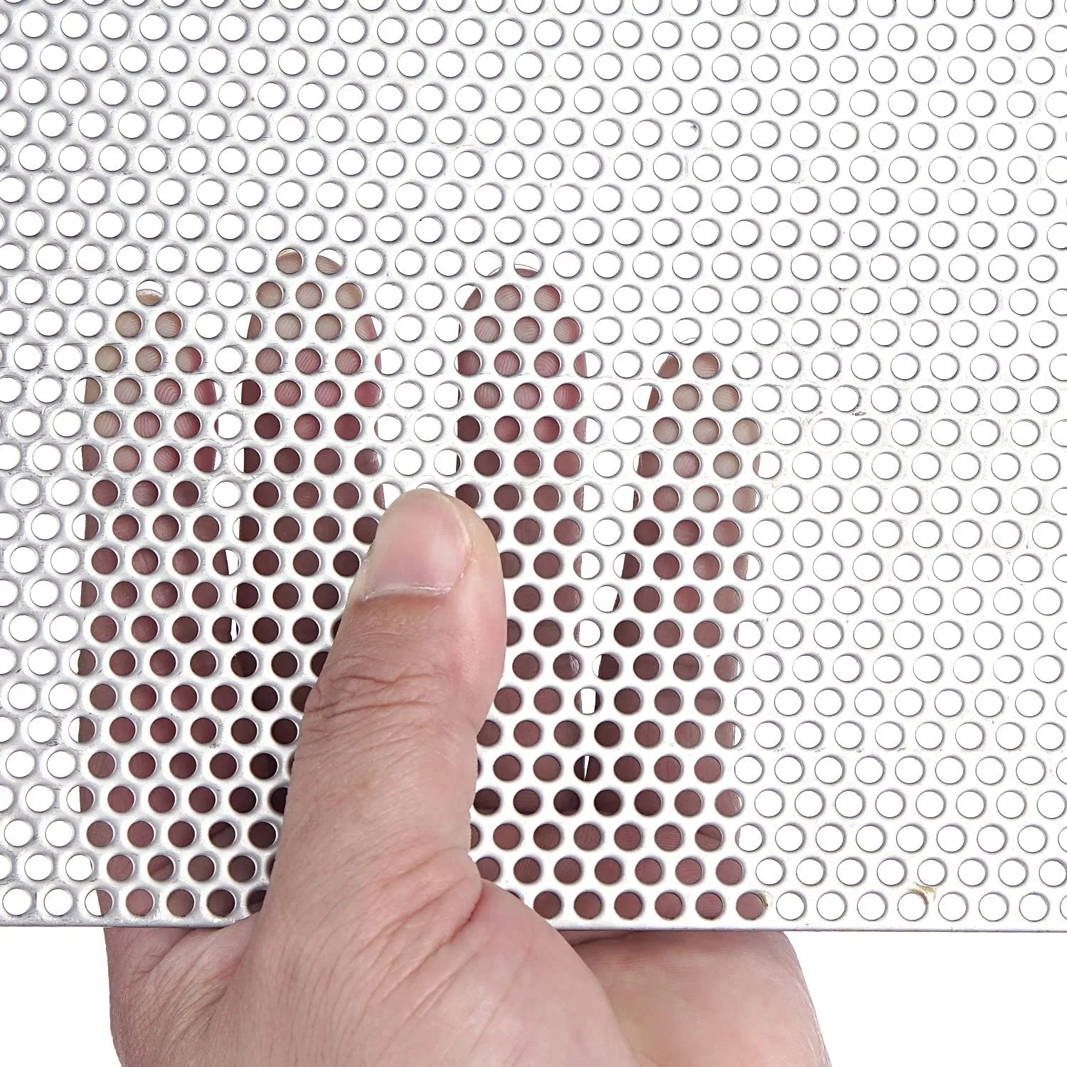 0.5-5mm Hot Rolled Steel Perforated Metal Mesh Screen with Square Hole