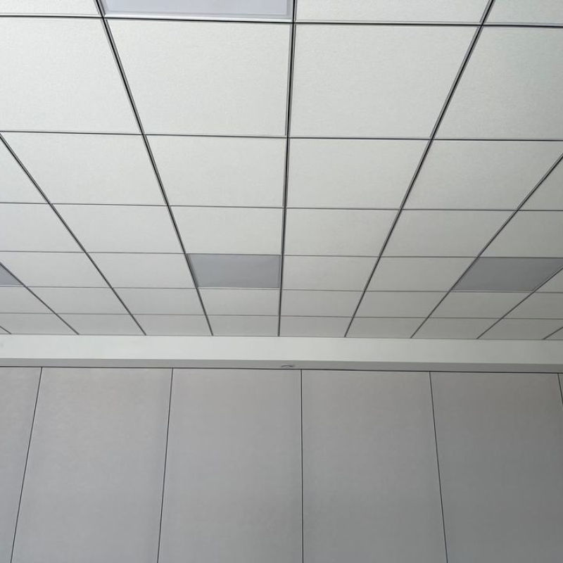 PVC Laminated Mineral Fiber Gypsum Ceiling Tiles for Commercial Suspended Ceiling Systems