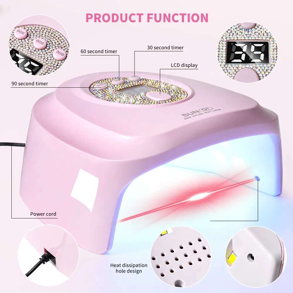 Professional USB Rechargeable UV LED Nail Lamp with CE and RoHS
