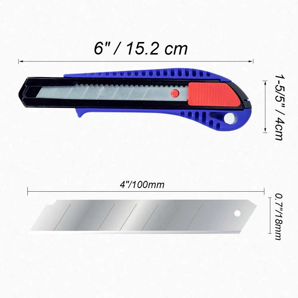 Sali New Retractable Plastic 18mm Utility Knife