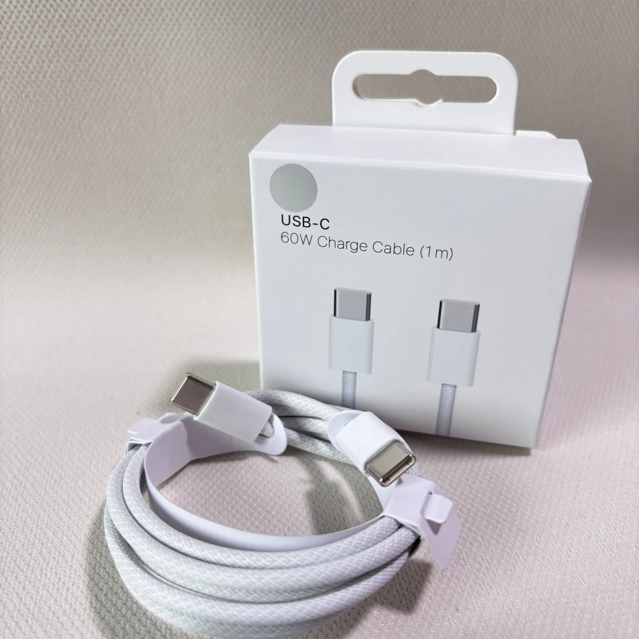 Кабель USB-C — Lightning 60W, 1 метр, быстрая зарядка