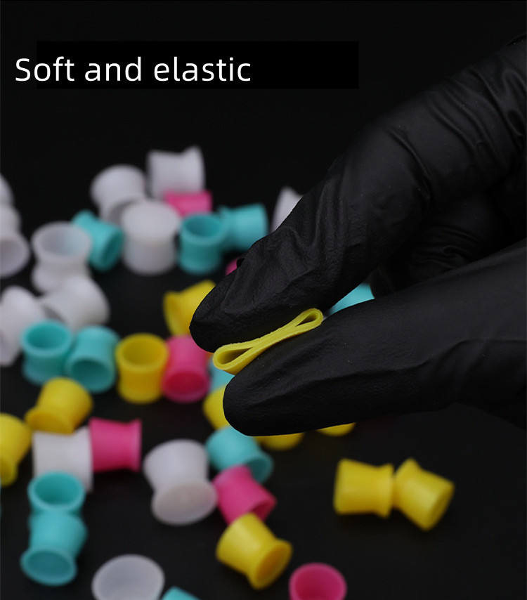 Wholesale Permanent Makeup Accessories Base Disposable Plastic Material Tattoo Ink Cartridges Disposable Plastic Tattoo Ink Cup