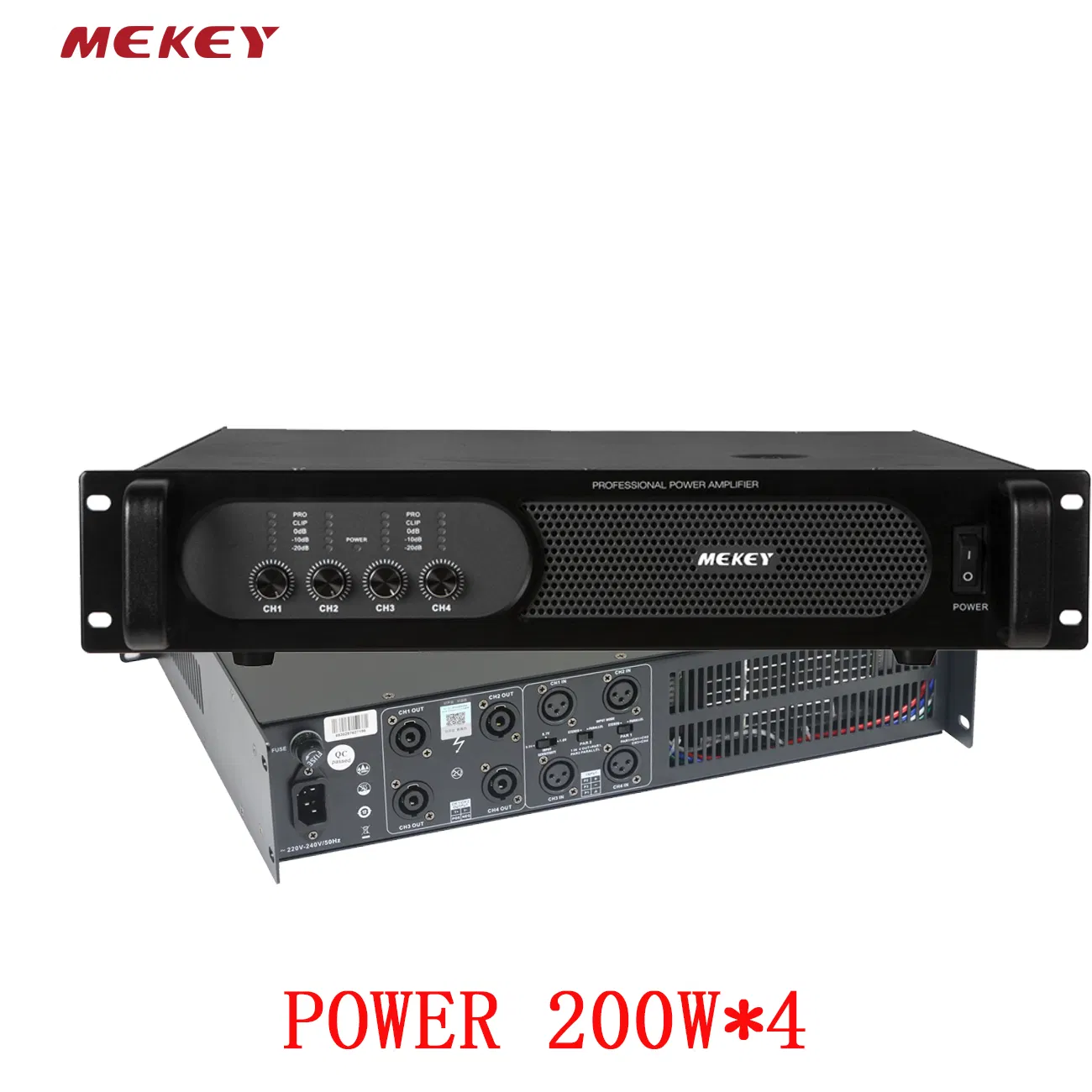 Четырехканальный усилитель звука MEKEY MP-26402