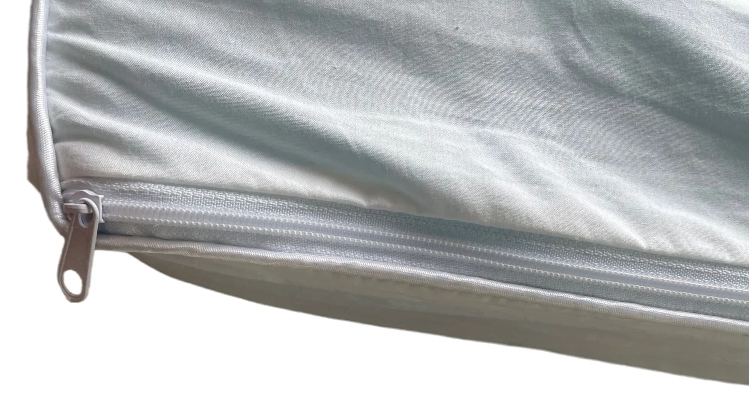 Luxury 233 Tc 100% Cotton Down Proof Box Pillowcase, Pillow Cover with Elegant White Piping