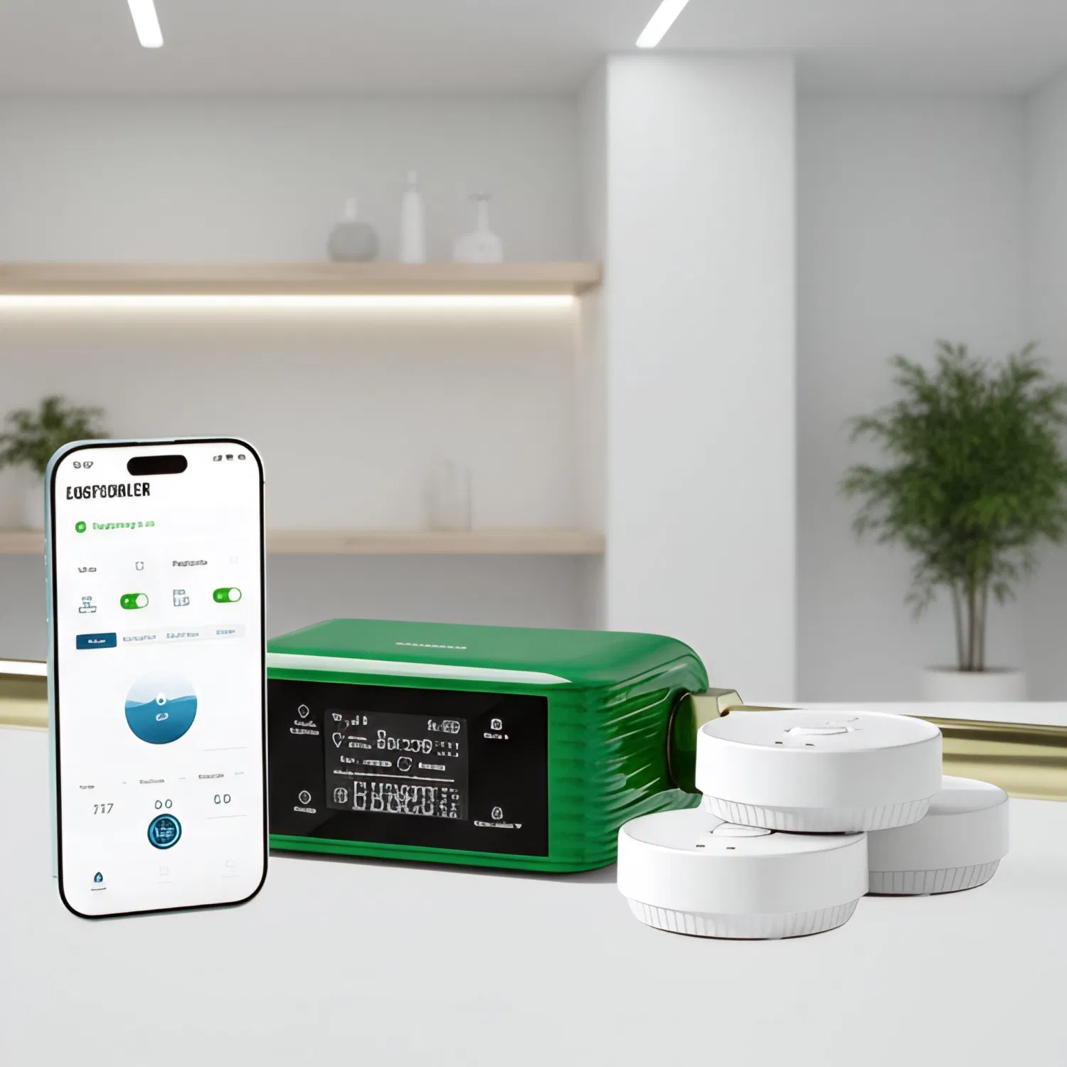 Wld-02, 24/7 Water Usage Reports, 3/4" and 1", APP Wi-Fi Remote Control
