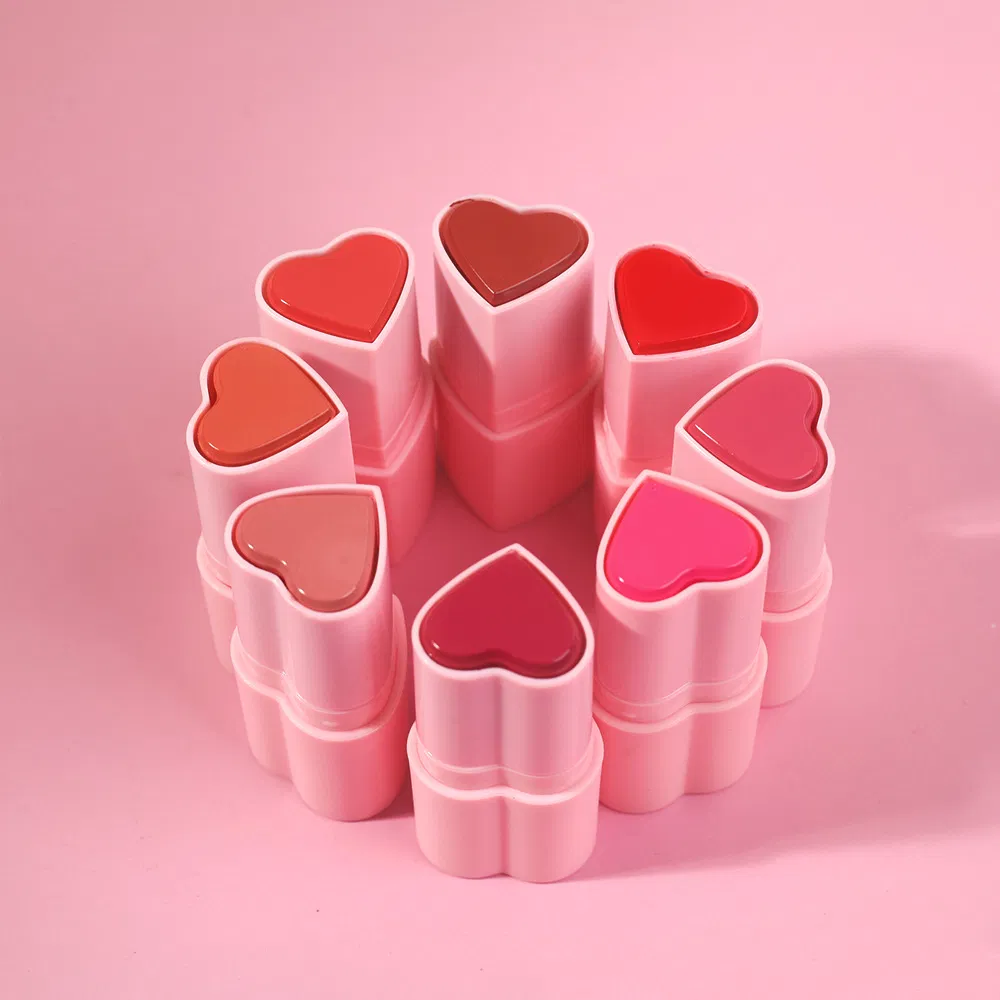Waterproof High Pigment Vegan Pink Blush Stick with Mineral Sunscreen