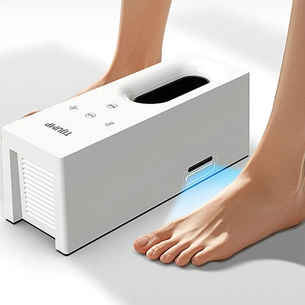 Tijump Travel Hotel Home Club Bathroom Foot Touch Switch Cool Warm Wind Mini 3-Speed Adjustable Body Dryer