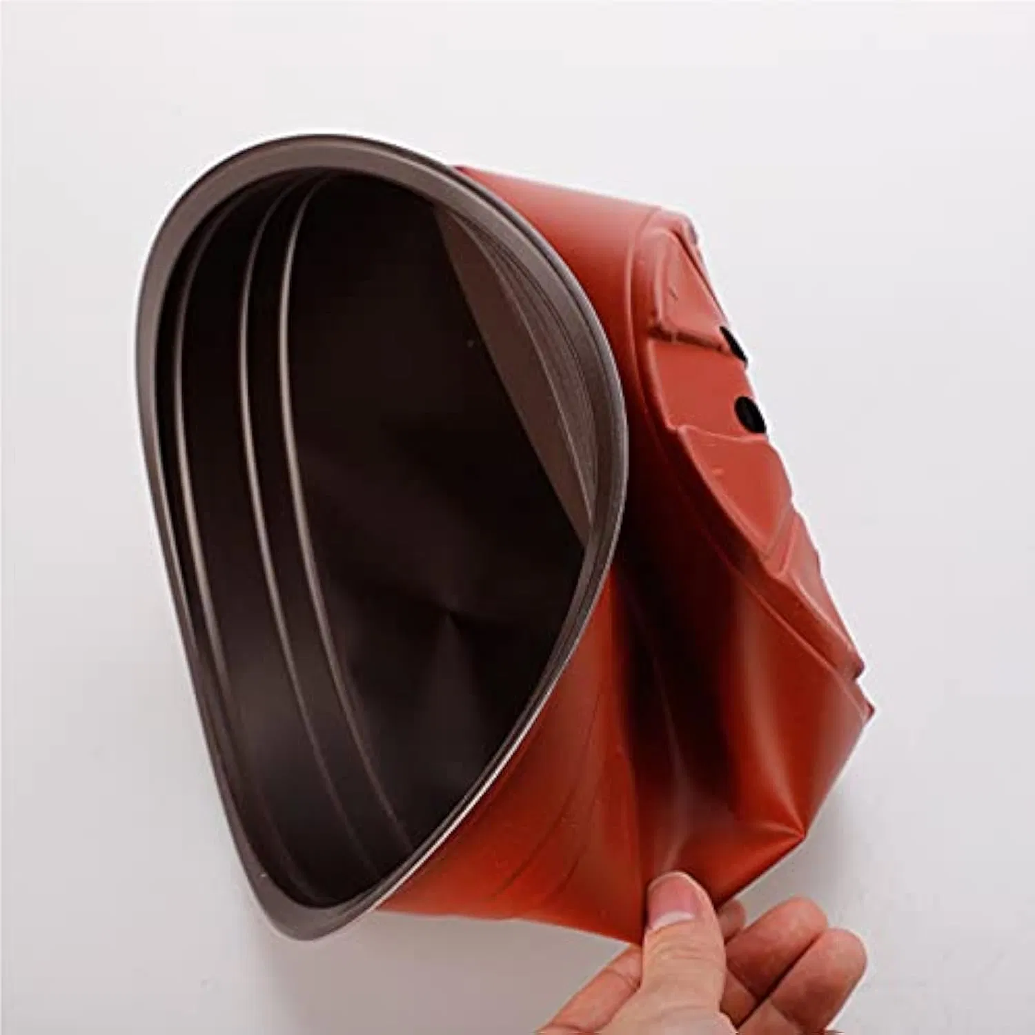 Пластиковые цветочные горшки 8 дюймов, двухцветные