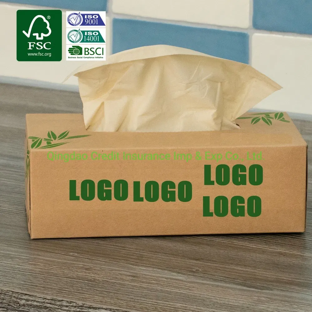 Natural Bamboo Facial Tissue Paper Soft Facial Tissue Paper