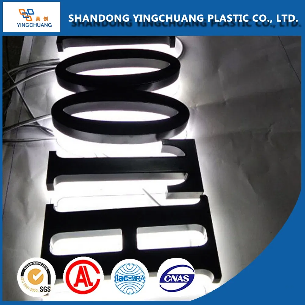 Advertising Acrylic LED Sign Billboard Stainless Steel Channel Letter