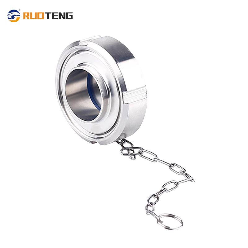 [Ruoteng] Sanitary Stainless Steel SS304 Complete SMS DIN Union with Chain