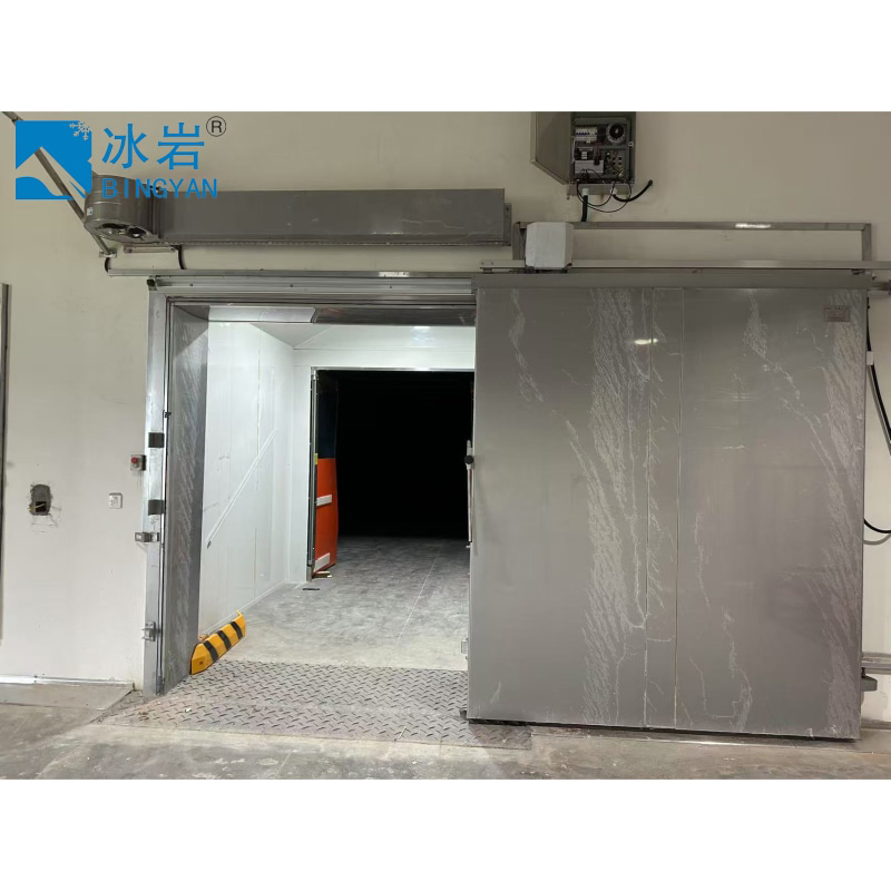 Industrial Cold Storage Sliding Door with High-Quality Metal Design