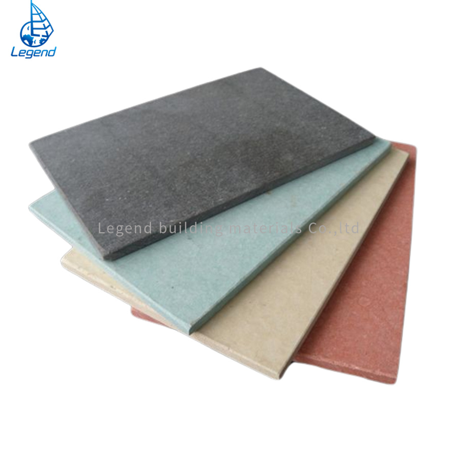 Square/Tapered Edge High Density Decorative Fiber Cement Board Sheet Wall Board