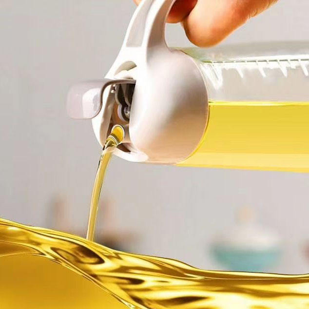 Wholesale 300ml Glass Bottle Olive Oil Sauce Dispenser with Handle for Kitchen