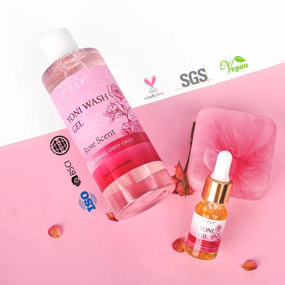 Hot Selling Skincare Antibacterial Yoni Wash Set Hydrating Intimate Feminine Hygiene Kit Private Label