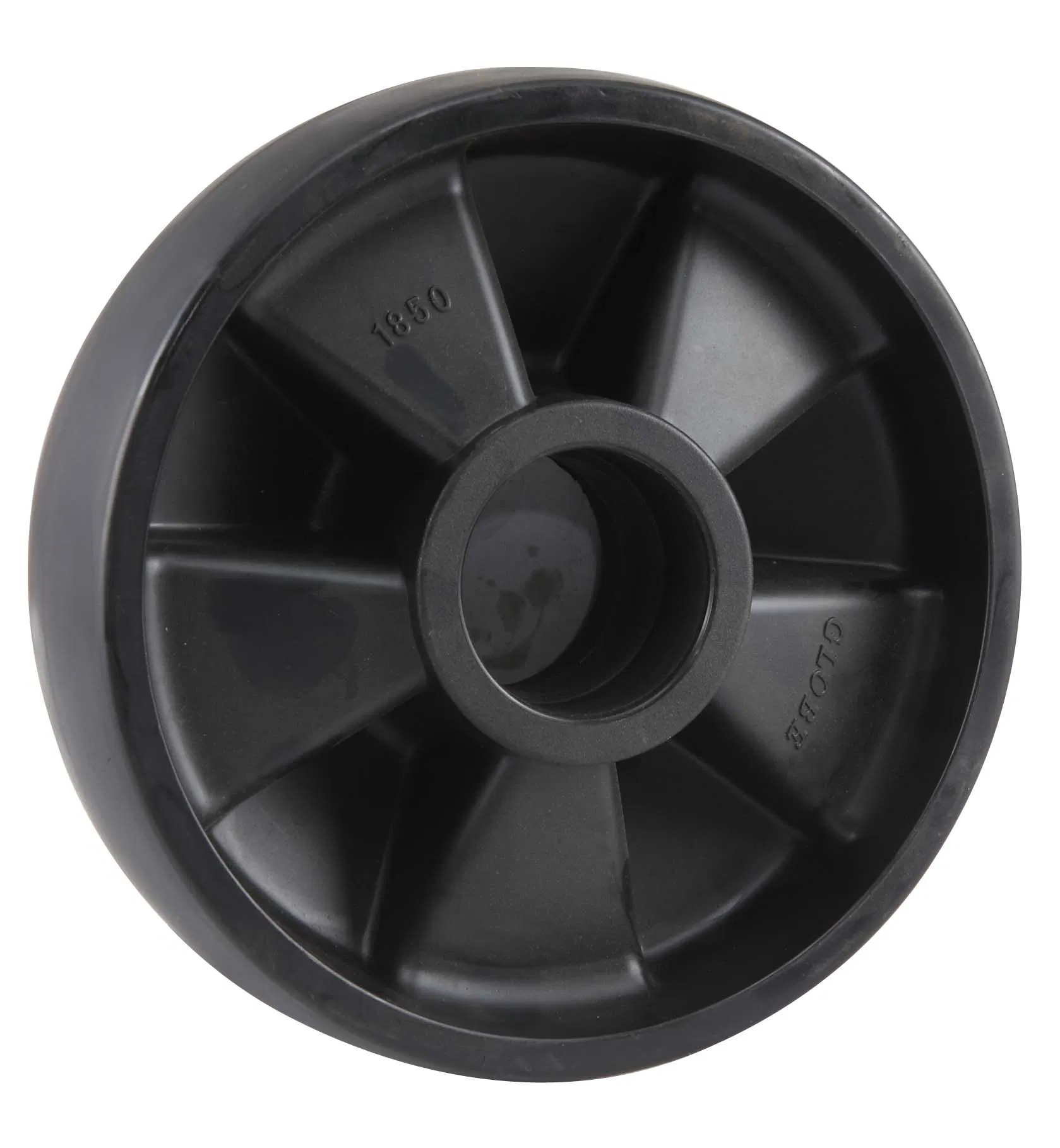 High Strength Nylon Manual Forklift Wheels (Black) Excellent Rotary Flexibility Good Quietness