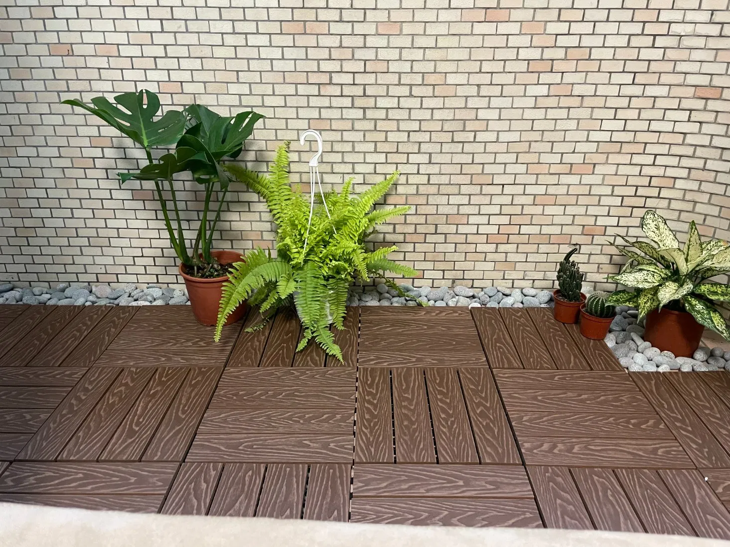 Composite Outdoor Decking/DIY Decking Tiles