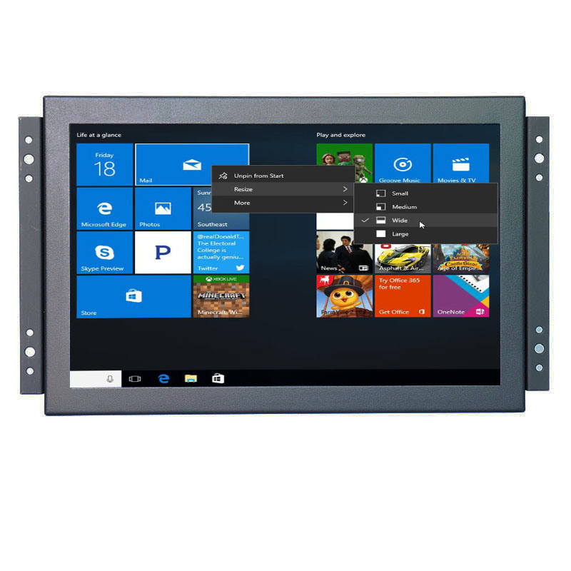 10.1"~100" Open Frame Touch Screen Monitor Advertising LCD Panel Digital Signage Advertising Display 24 Inch All in One PC Touchscreen Industrial Monitor