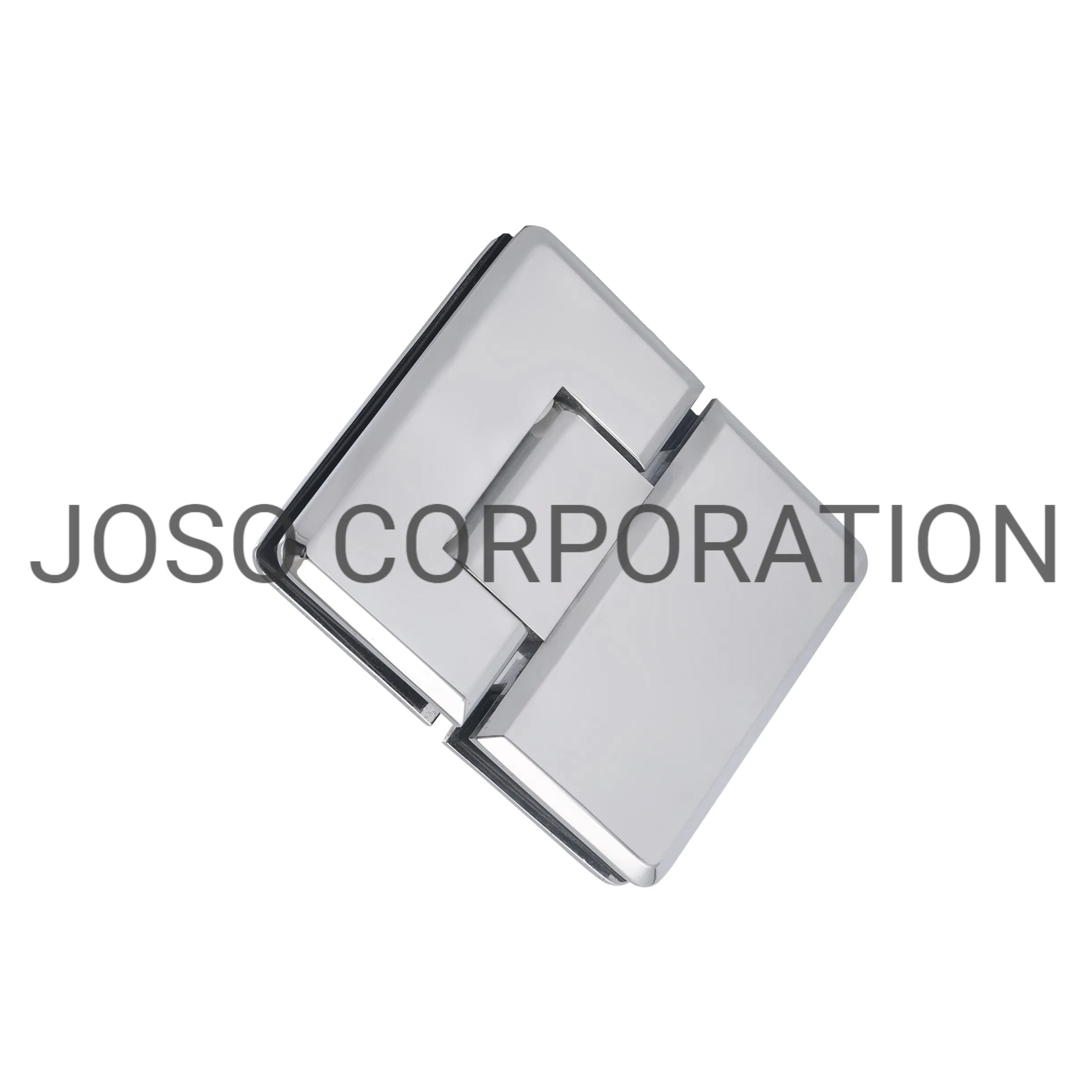 180 Degree Glass to Glass Bathroom Hardware Bright Chrome Brass Hinge