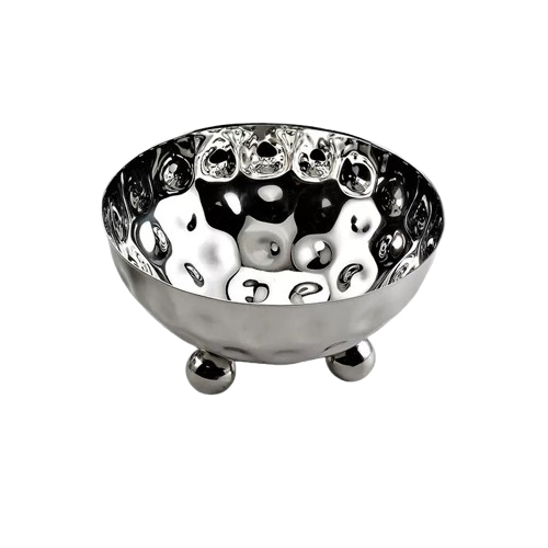 Stainless Steel Hammer Point Buffet Bowl Cold Dish Commercial Kitchenware Manufacturer