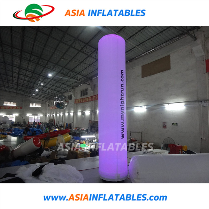 Lighting Inflatable Cylinders LED Light Tube for Decoration