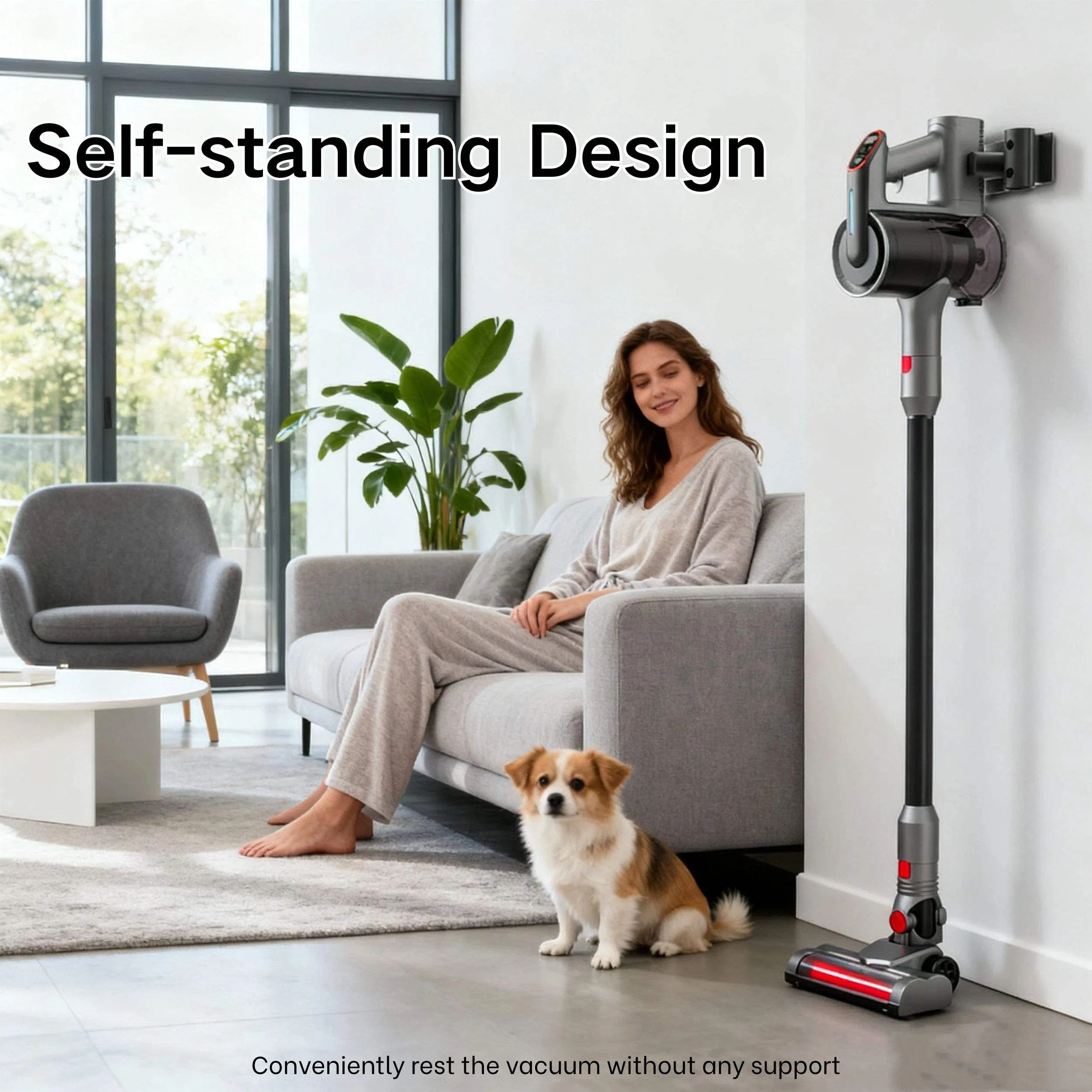 Longbank New Wholesale Professional Electric Handheld Cordless Vacuum Cleaner Wireless Stick Vacuum with Powerful Suction